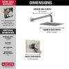 DELTA Vero Monitor 17 Series Shower Trim — Stainless
