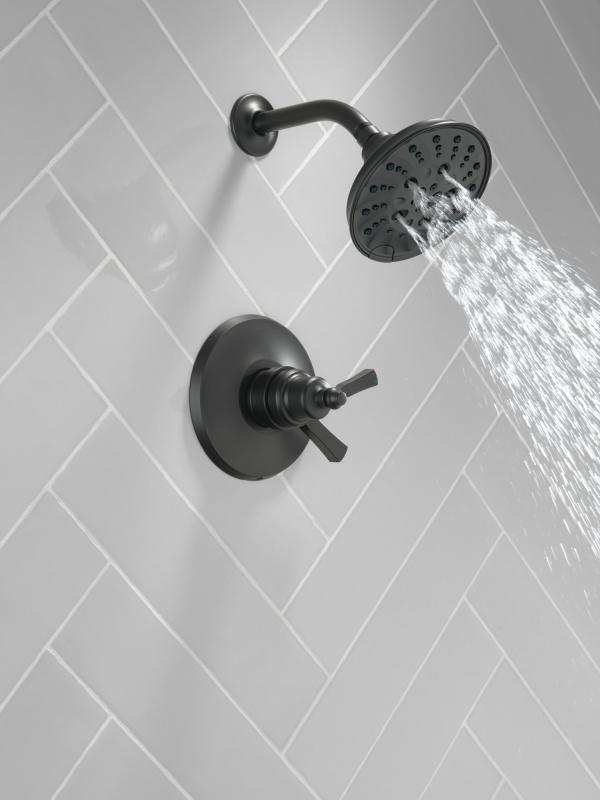 DELTA Dorval Monitor 17 Series Shower Trim — Matte Black