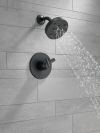 DELTA Trinsic Monitor 17 Series H2OKINETIC Shower Trim — Matte Black