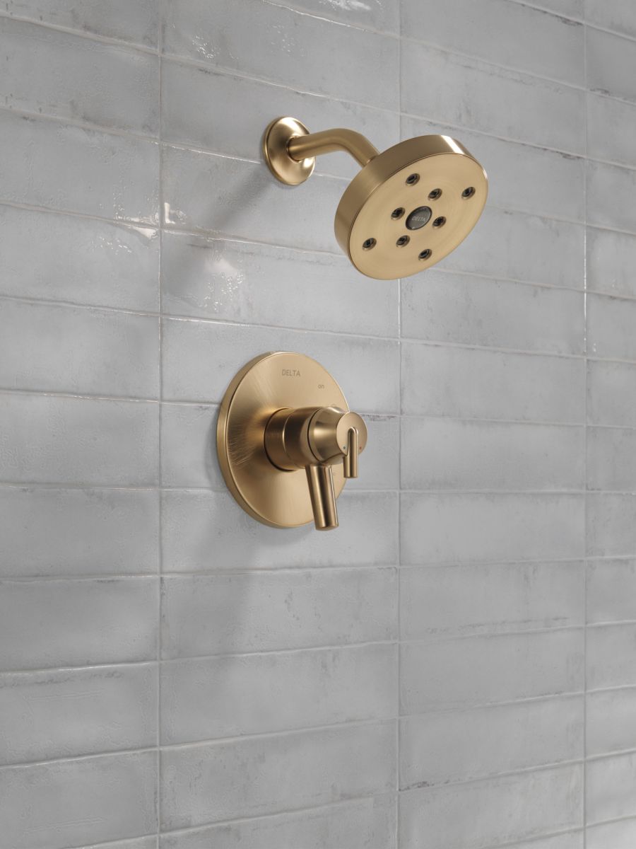 DELTA Trinsic Monitor 17 Series H2OKINETIC Shower Trim — Champagne Bronze