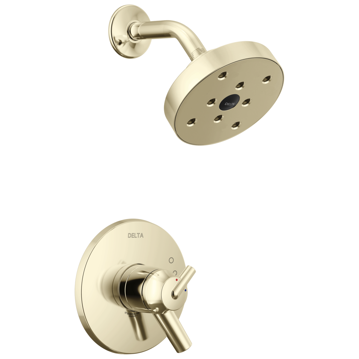 DELTA Trinsic Monitor 17 Series H2OKINETIC Shower Trim — Polished Nickel