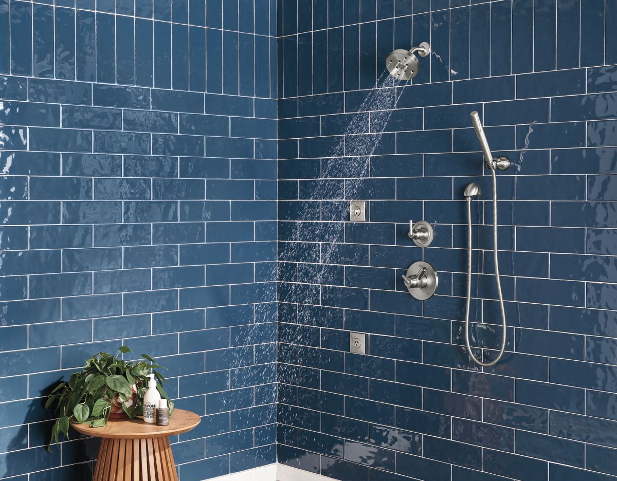 DELTA Trinsic Monitor 17 Series H2OKINETIC Shower Trim — Stainless