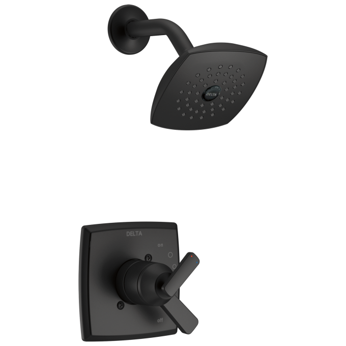 DELTA Ashlyn Monitor 17 Series Shower Trim — Matte Black