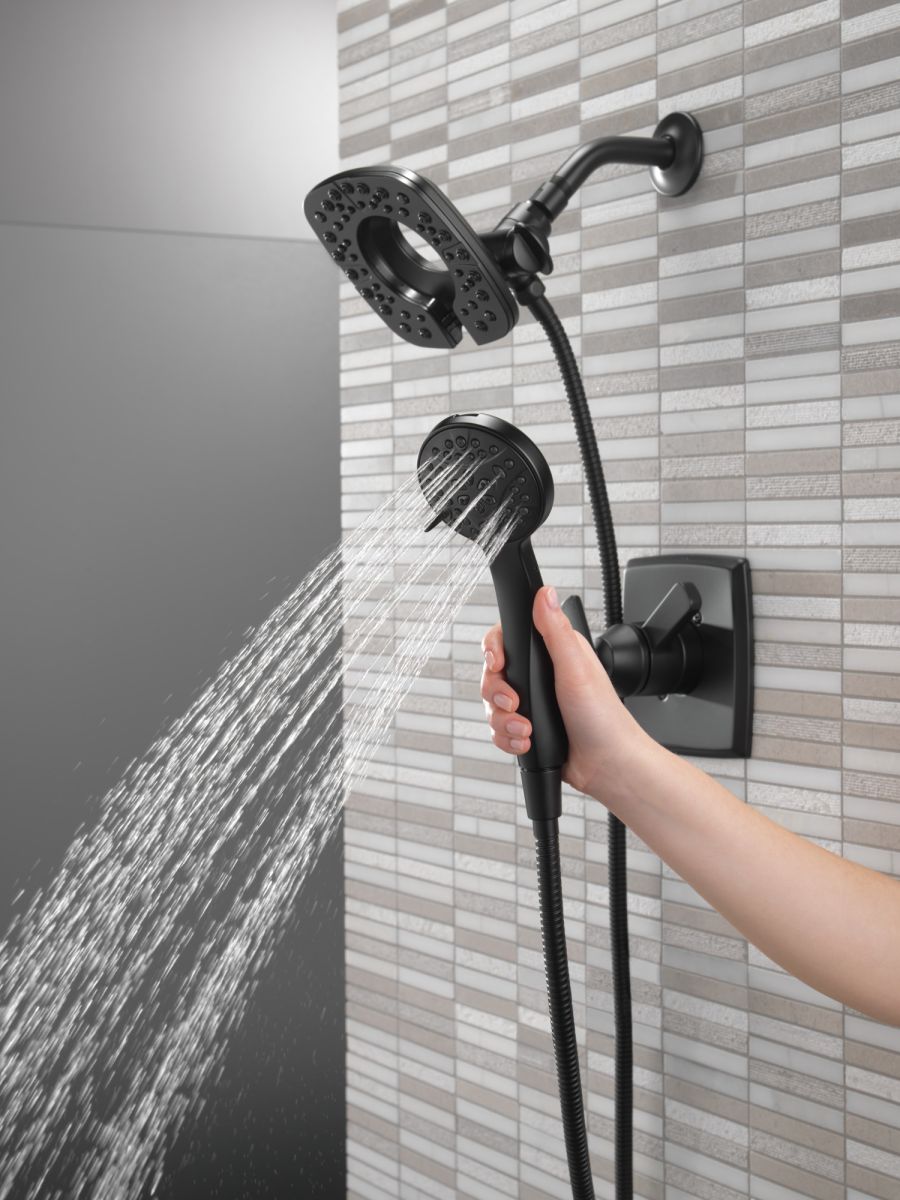 DELTA Ashlyn Monitor 17 Series Shower Trim — Matte Black