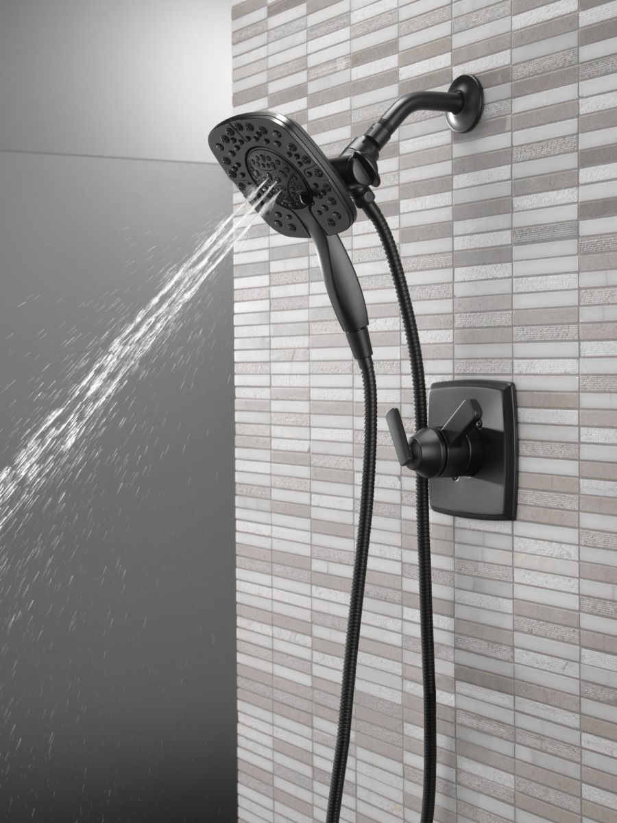DELTA Ashlyn Monitor 17 Series Shower Trim — Matte Black