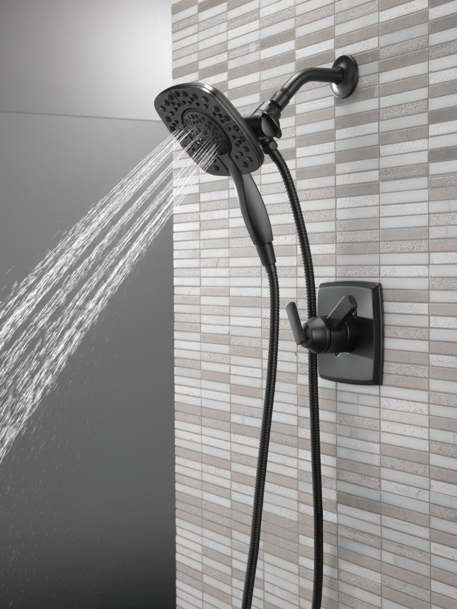 DELTA Ashlyn Monitor 17 Series Shower Trim — Matte Black