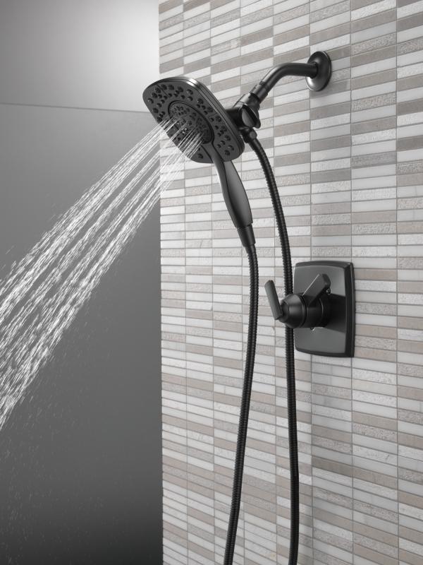 DELTA Ashlyn Monitor 17 Series Shower Trim — Matte Black