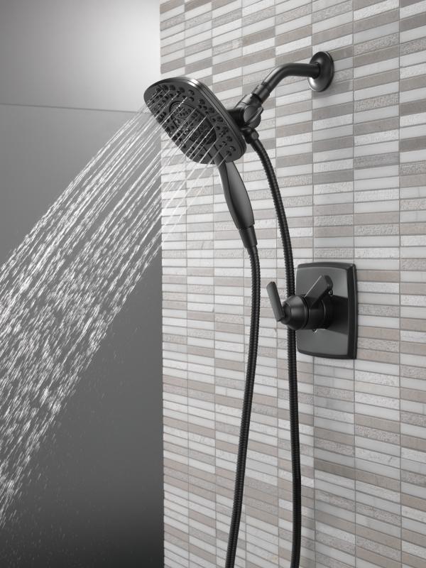 DELTA Ashlyn Monitor 17 Series Shower Trim — Matte Black