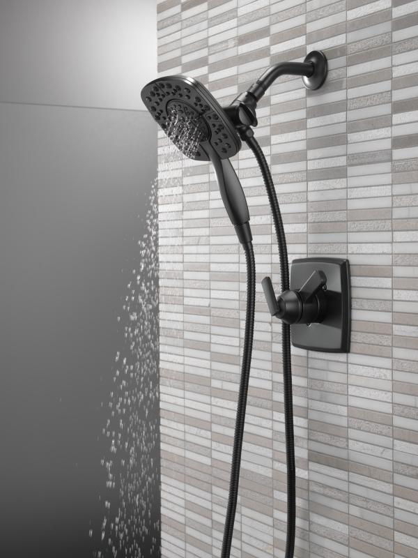 DELTA Ashlyn Monitor 17 Series Shower Trim — Matte Black