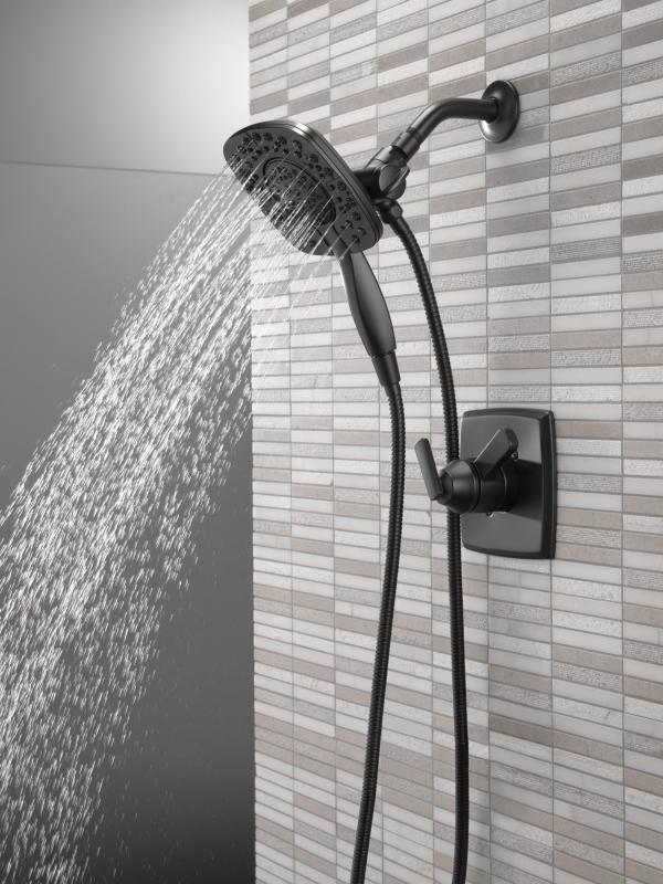 DELTA Ashlyn Monitor 17 Series Shower Trim — Matte Black