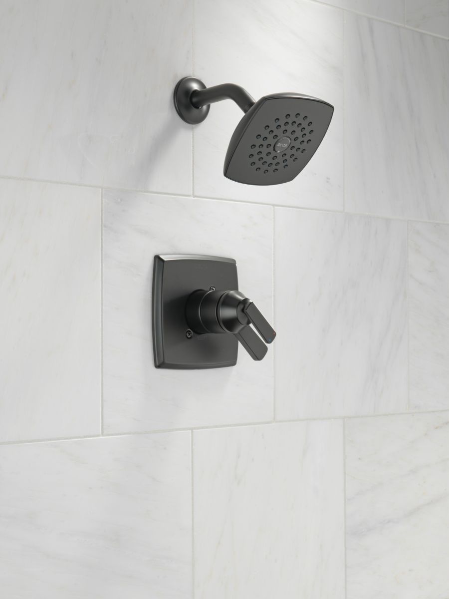 DELTA Ashlyn Monitor 17 Series Shower Trim — Matte Black