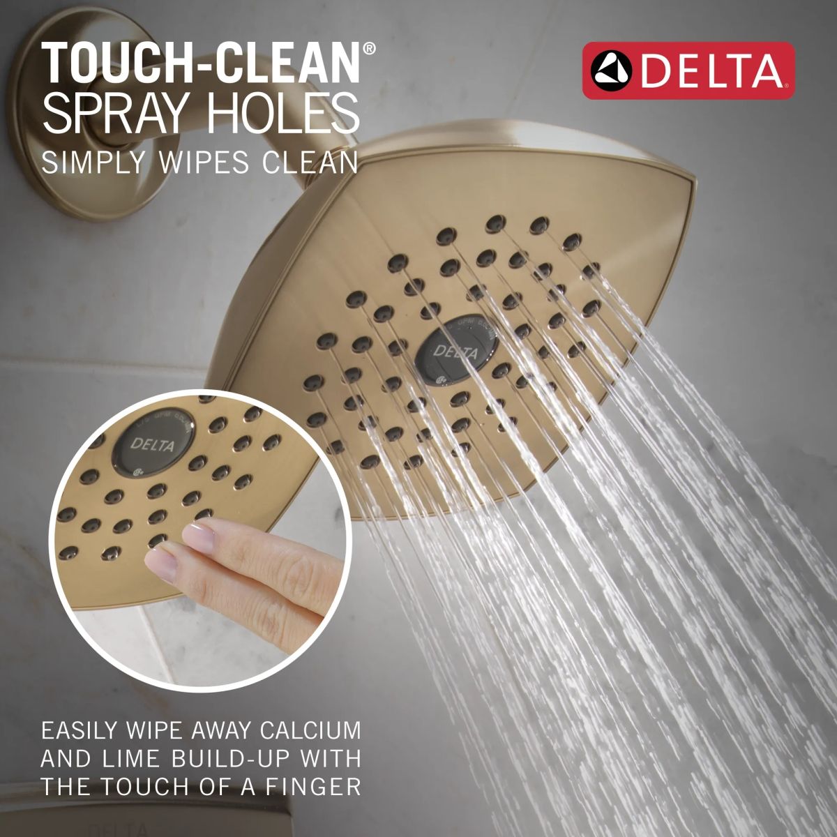 DELTA Ashlyn Monitor 17 Series Shower Trim — Champagne Bronze