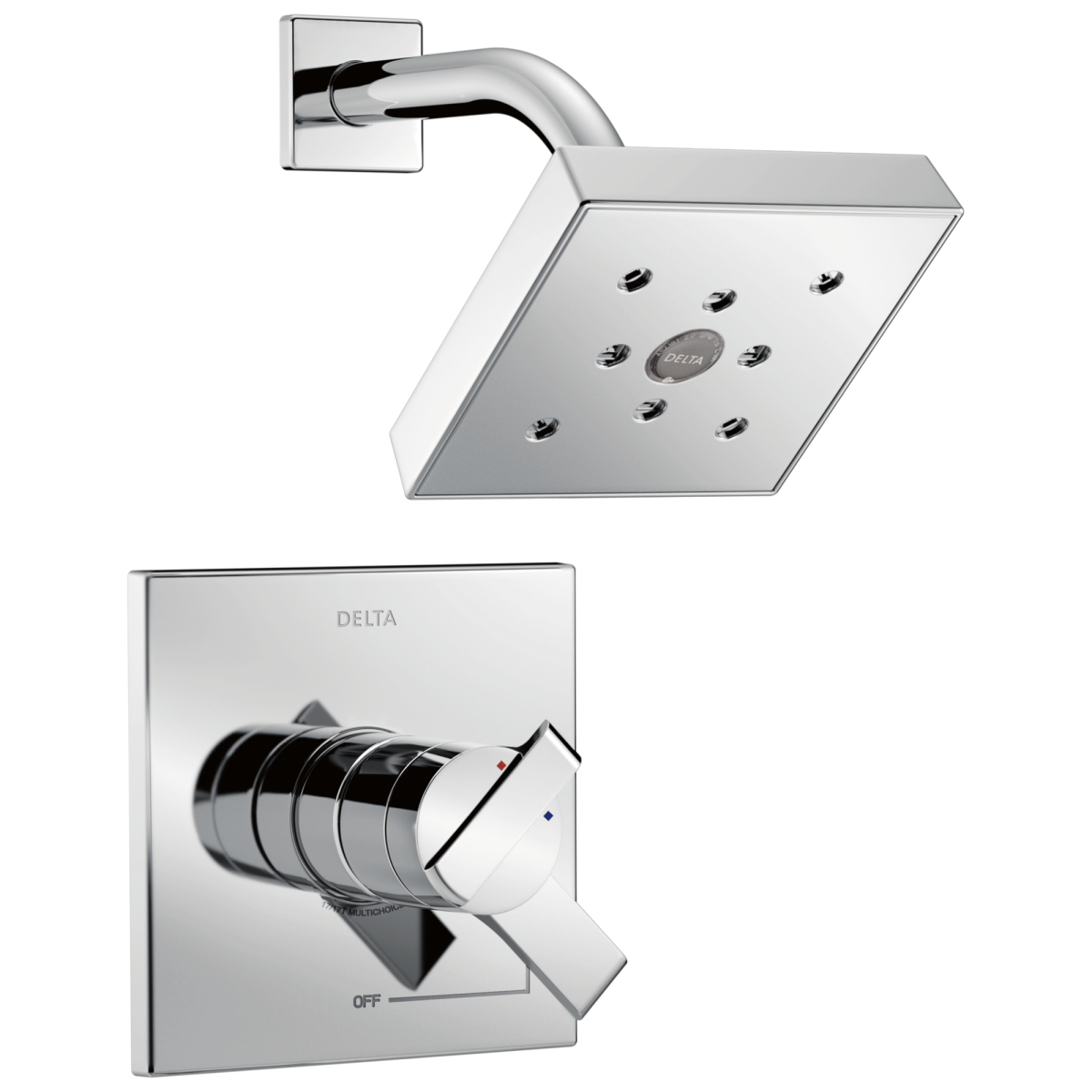 DELTA Ara Monitor 17 Series H2OKINETIC Shower Trim — Chrome
