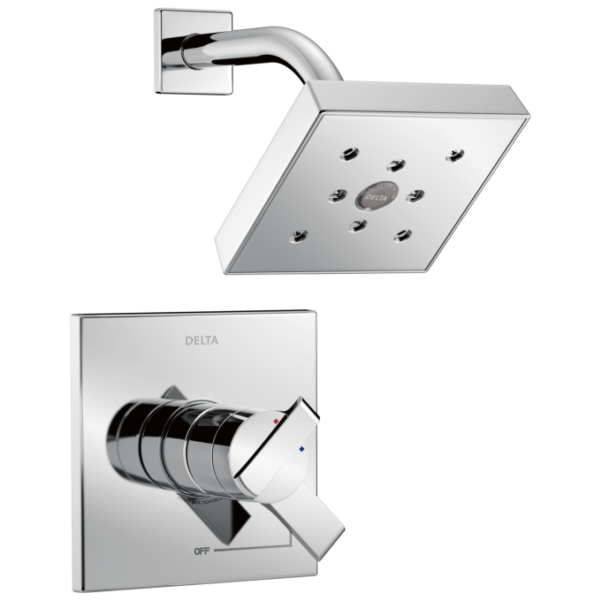 DELTA Ara Monitor 17 Series H2OKINETIC Shower Trim — Chrome