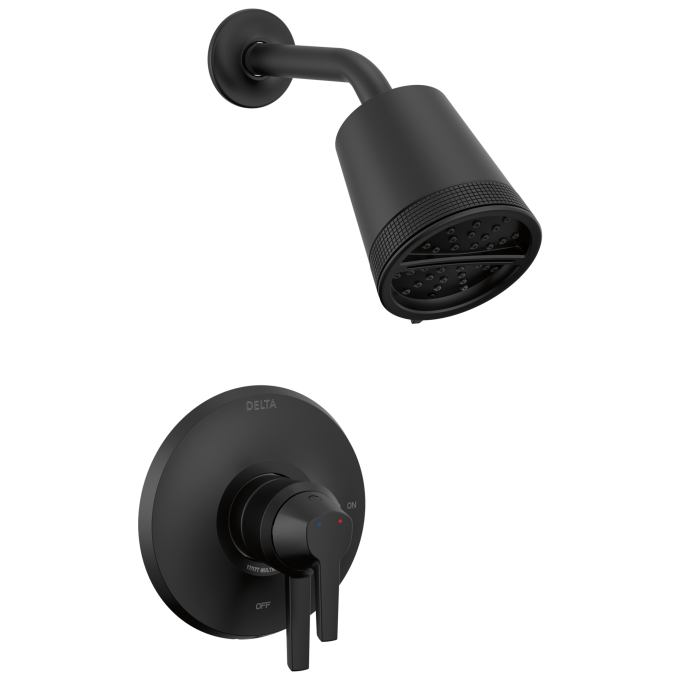 DELTA Galeon 17 Series Shower Trim with Cylinder SH — Matte Black