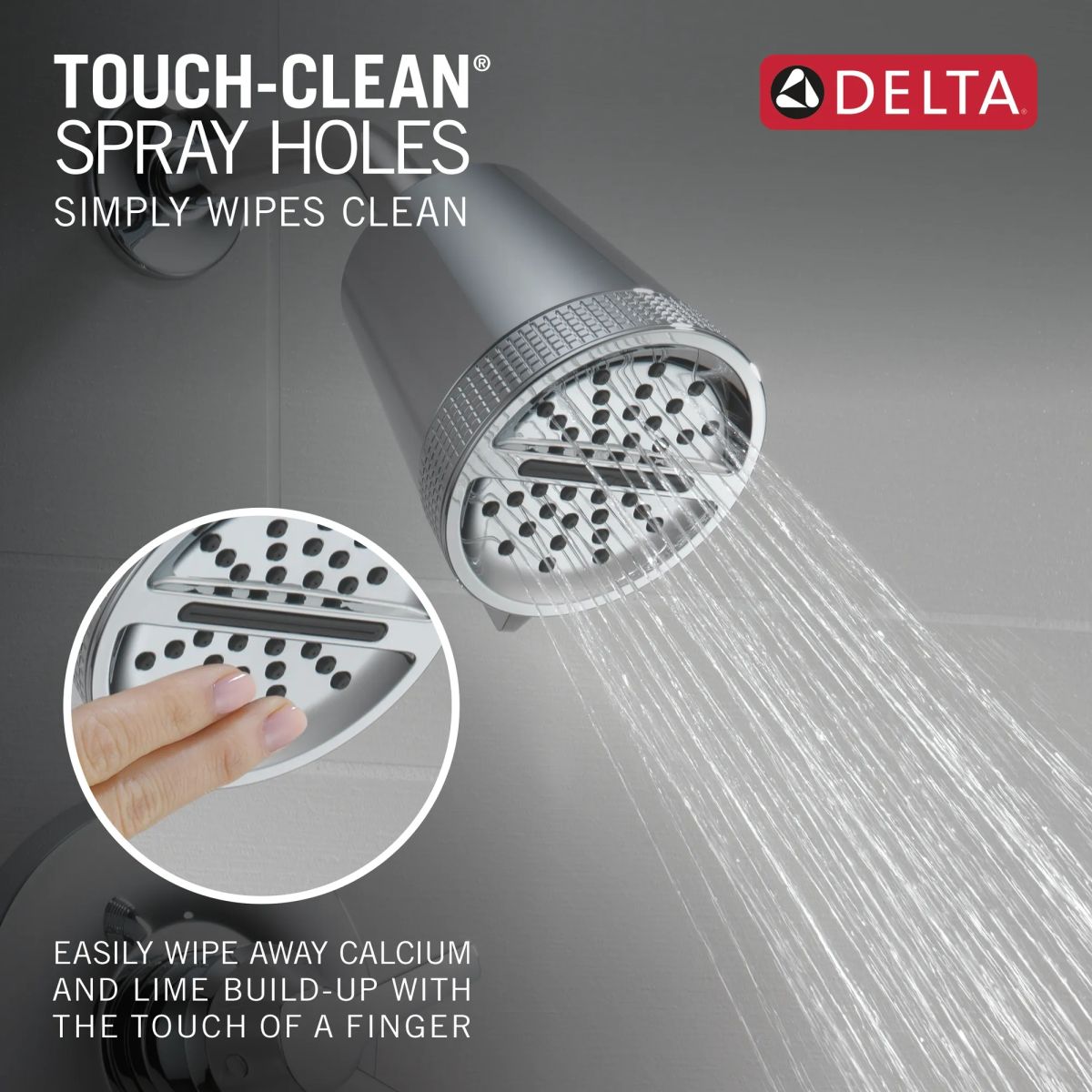 DELTA Galeon 17 Series Shower Trim with Cylinder SH — Lumicoat® Chrome