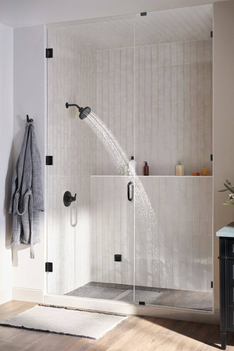 DELTA Universal Showering Components SimpleSteam Kit - 10kW — Matte Black