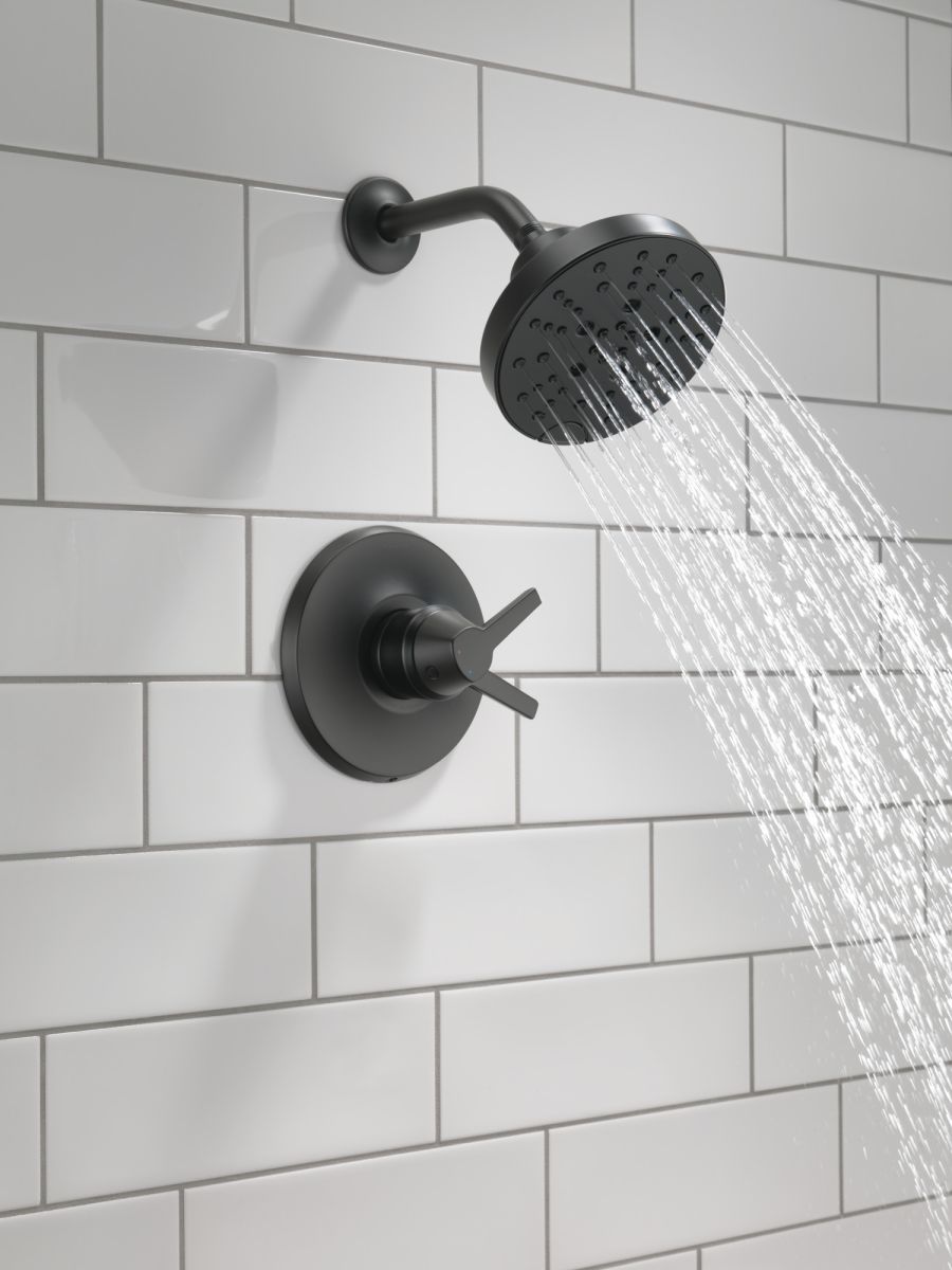 DELTA Galeon 17 Series Shower Trim with H2OKinetic — Matte Black