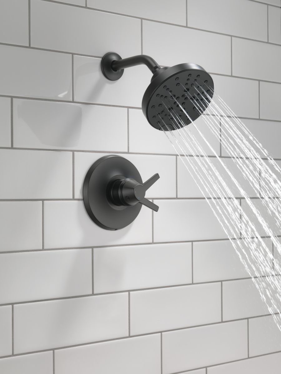 DELTA Galeon 17 Series Shower Trim with H2OKinetic — Matte Black