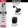 DELTA Stryke 17 Series Shower Only — Matte Black