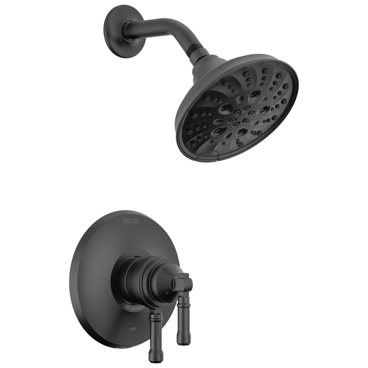 DELTA Broderick 17 Series Shower Trim — Matte Black