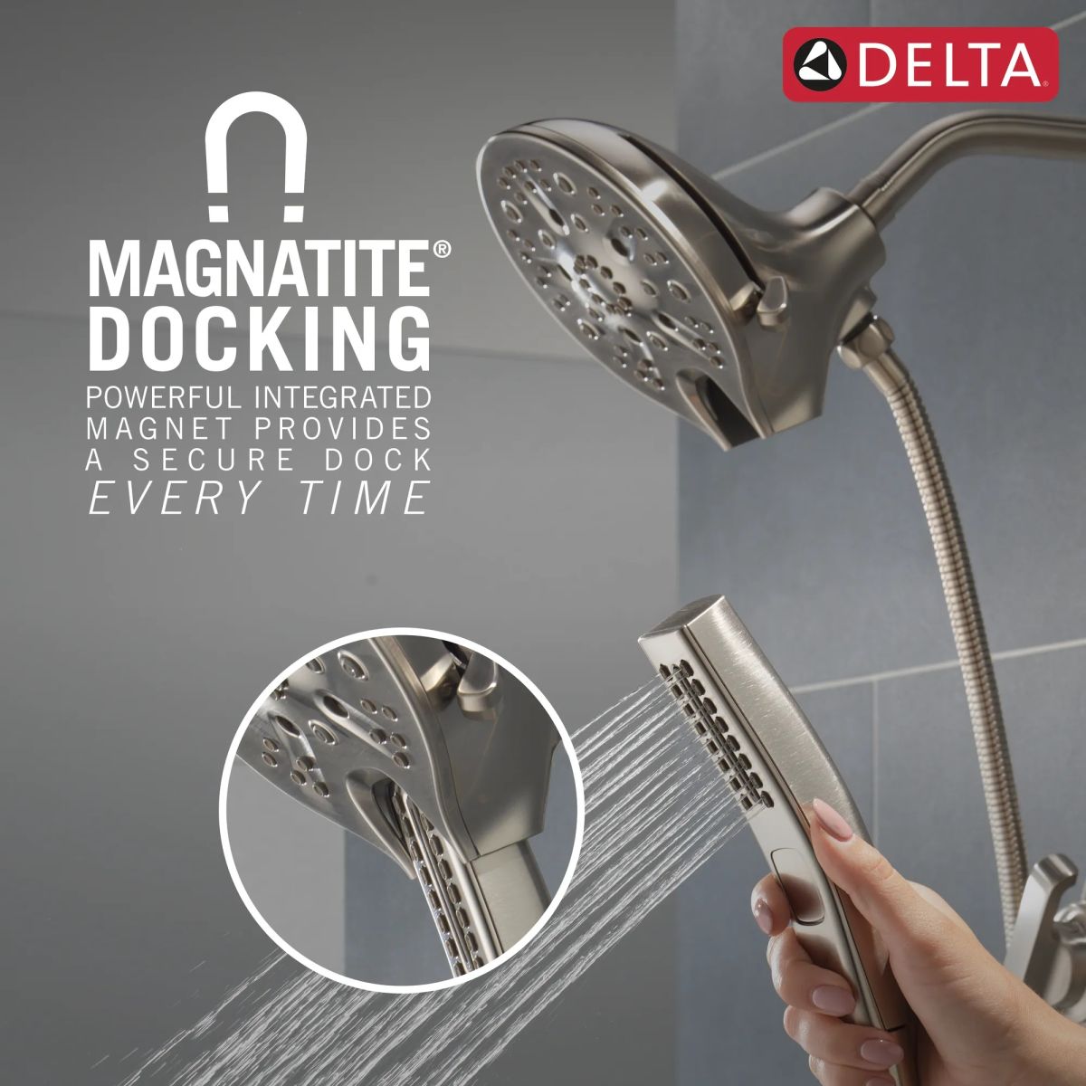 DELTA Tetra 17 Series Shower Trim — Lumicoat® Stainless