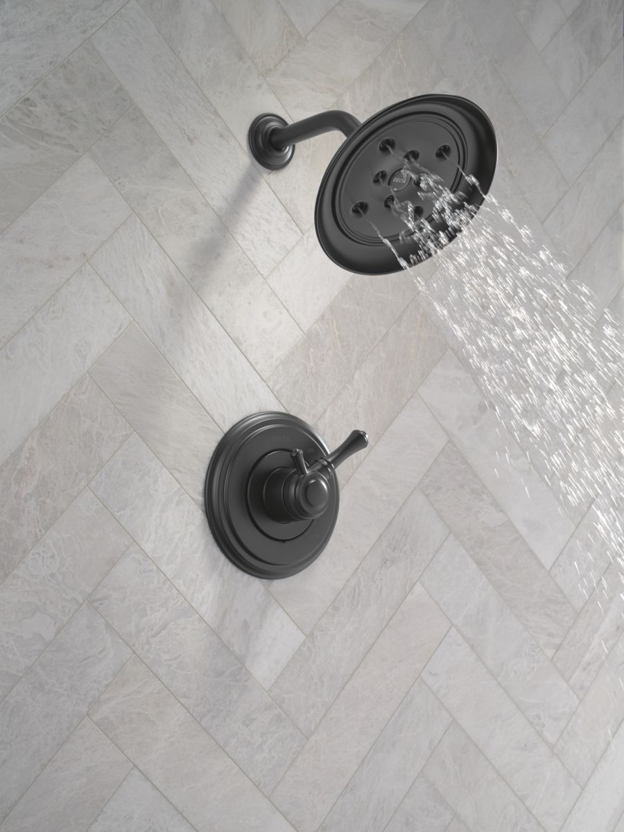 DELTA Cassidy 17 Series Shower Trim — Matte Black