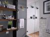 DELTA Pivotal 24" Towel Bar — Matte Black