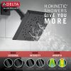 DELTA Pivotal Monitor 17 Series H2OKINETIC Shower Trim — Matte Black