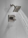 DELTA Pivotal Monitor 17 Series H2OKINETIC Shower Trim — Lumicoat® Black Stainless