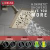 DELTA Pivotal Monitor 17 Series H2OKINETIC Shower Trim — Lumicoat® Polished Nickel