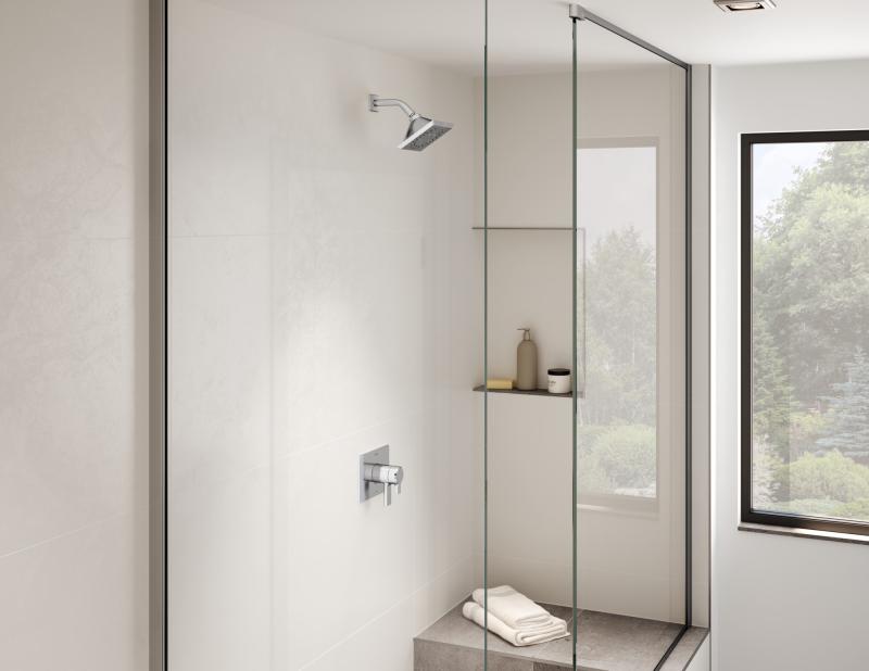 DELTA Pivotal Monitor 17 Series H2OKINETIC Shower Trim — Lumicoat® Chrome