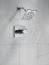 DELTA Pivotal Monitor 17 Series H2OKINETIC Shower Trim — Lumicoat® Chrome