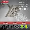 DELTA Pivotal Monitor 17 Series H2OKINETIC Shower Trim — Lumicoat® Stainless