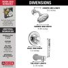 DELTA Classic Monitor 17 Series Tub & Shower Trim — Chrome