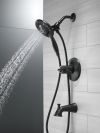 DELTA Kayra Monitor 17 Series Tub and Shower Trim — Matte Black