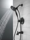 DELTA Kayra Monitor 17 Series Tub and Shower Trim — Matte Black