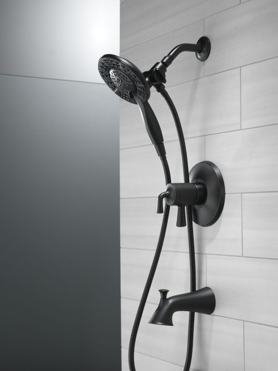 DELTA Kayra Monitor 17 Series Tub and Shower Trim — Matte Black