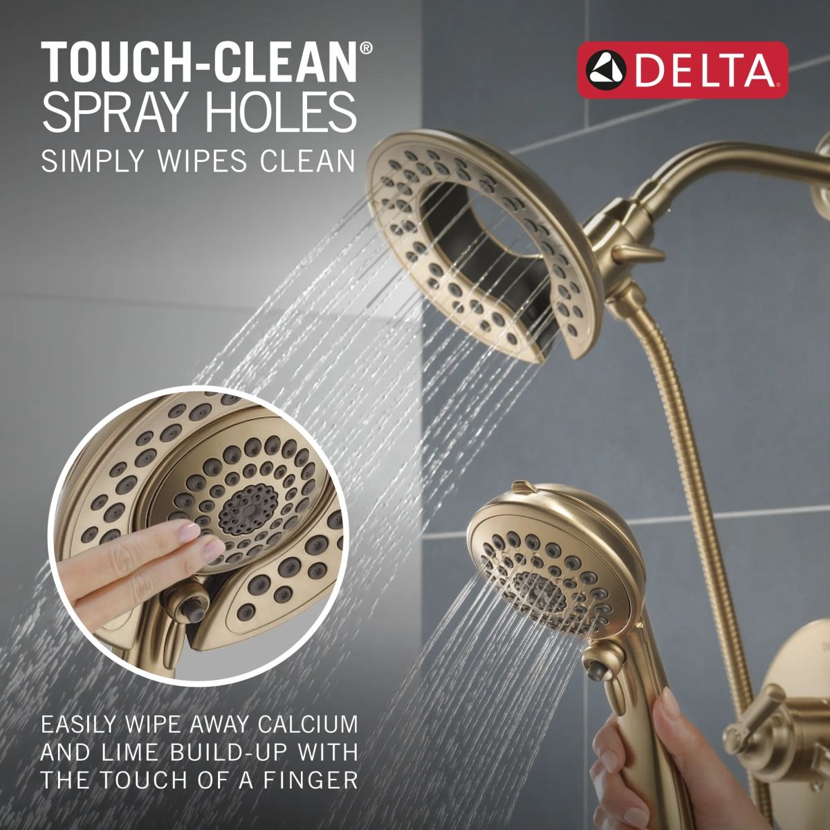 DELTA Saylor Monitor 17 Series Tub & Shower Trim with In2ition — Champagne Bronze