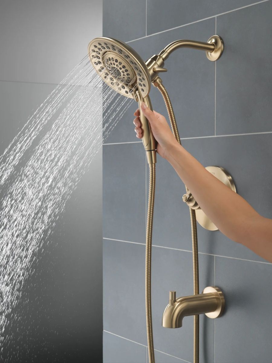 DELTA Saylor Monitor 17 Series Tub & Shower Trim with In2ition — Champagne Bronze