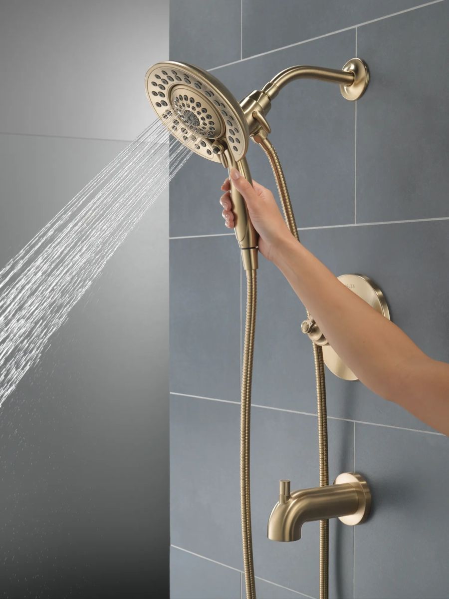 DELTA Saylor Monitor 17 Series Tub & Shower Trim with In2ition — Champagne Bronze