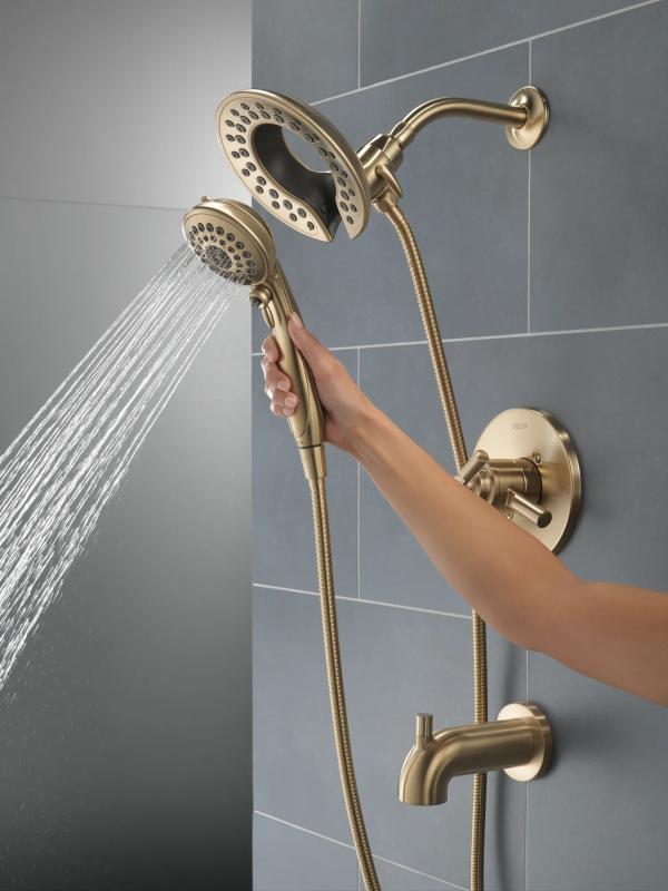 DELTA Saylor Monitor 17 Series Tub & Shower Trim with In2ition — Champagne Bronze