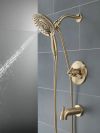 DELTA Saylor Monitor 17 Series Tub & Shower Trim with In2ition — Champagne Bronze