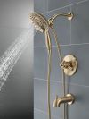 DELTA Saylor Monitor 17 Series Tub & Shower Trim with In2ition — Champagne Bronze