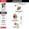 DELTA Saylor Monitor 17 Series Tub & Shower Trim — Champagne Bronze