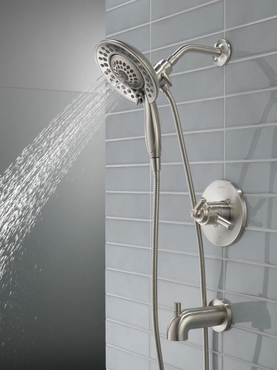DELTA Saylor Monitor 17 Series Tub & Shower Trim with In2ition — Stainless