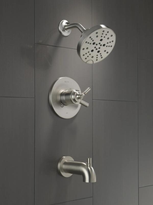 DELTA Saylor Monitor 17 Series Tub & Shower Trim — Stainless