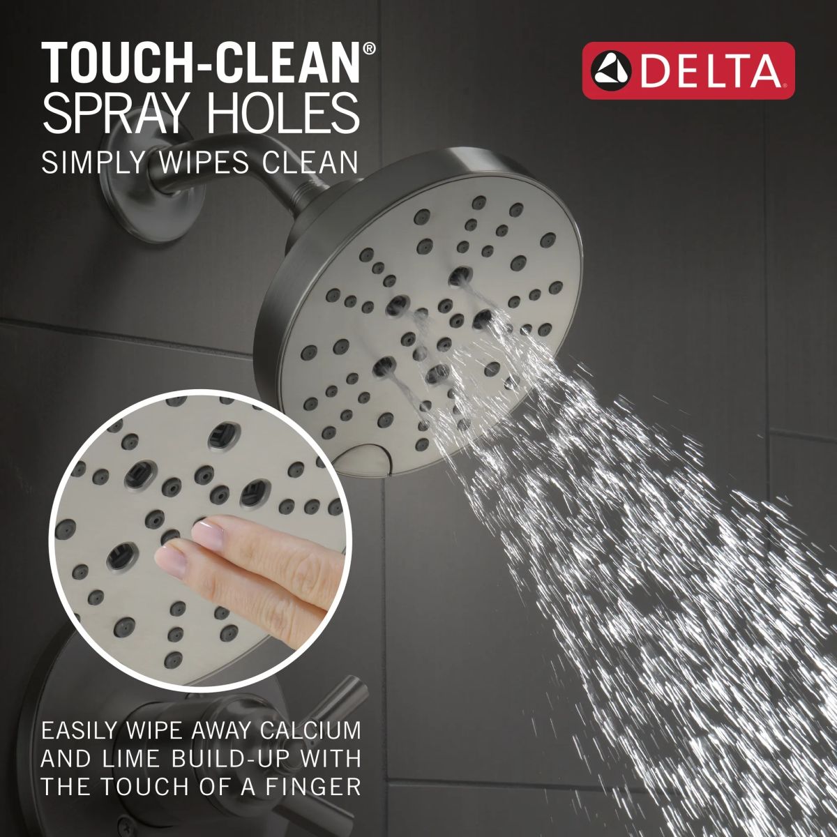DELTA Saylor Monitor 17 Series Tub & Shower Trim — Stainless