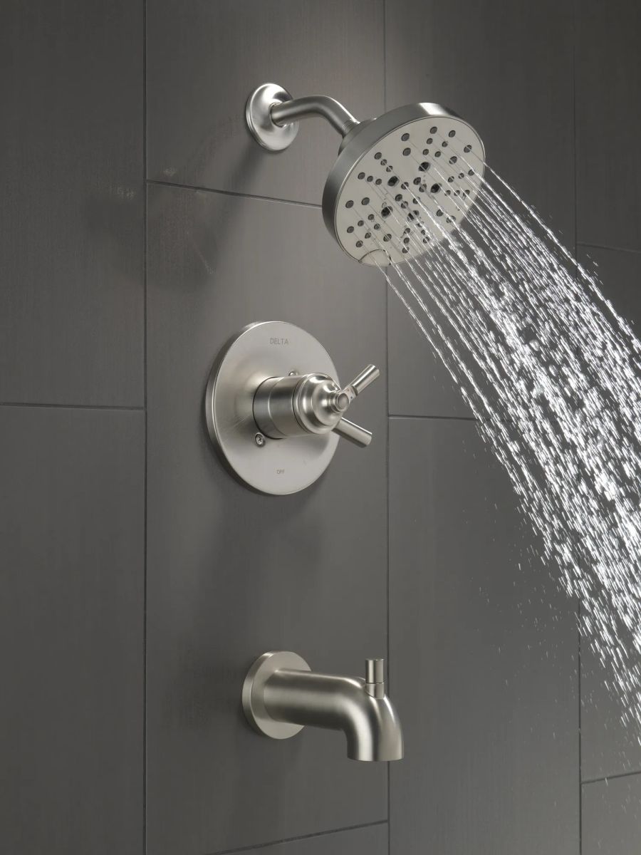 DELTA Saylor Monitor 17 Series Tub & Shower Trim — Stainless