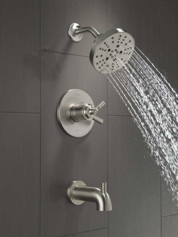 DELTA Saylor Monitor 17 Series Tub & Shower Trim — Stainless
